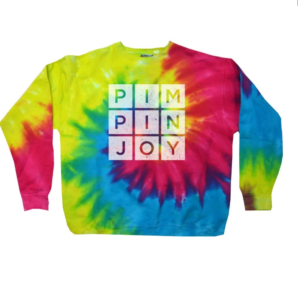 Pimpinjoy Tie Dye Pullover EUC